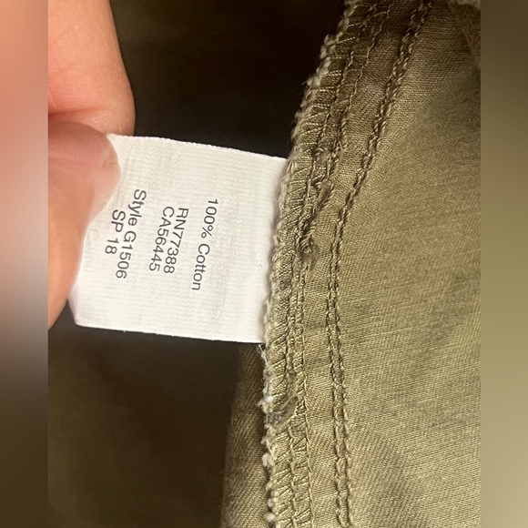 J.Crew women’s jacket light material with pockets adjustable on the waist L SIZE - Picture 4 of 13